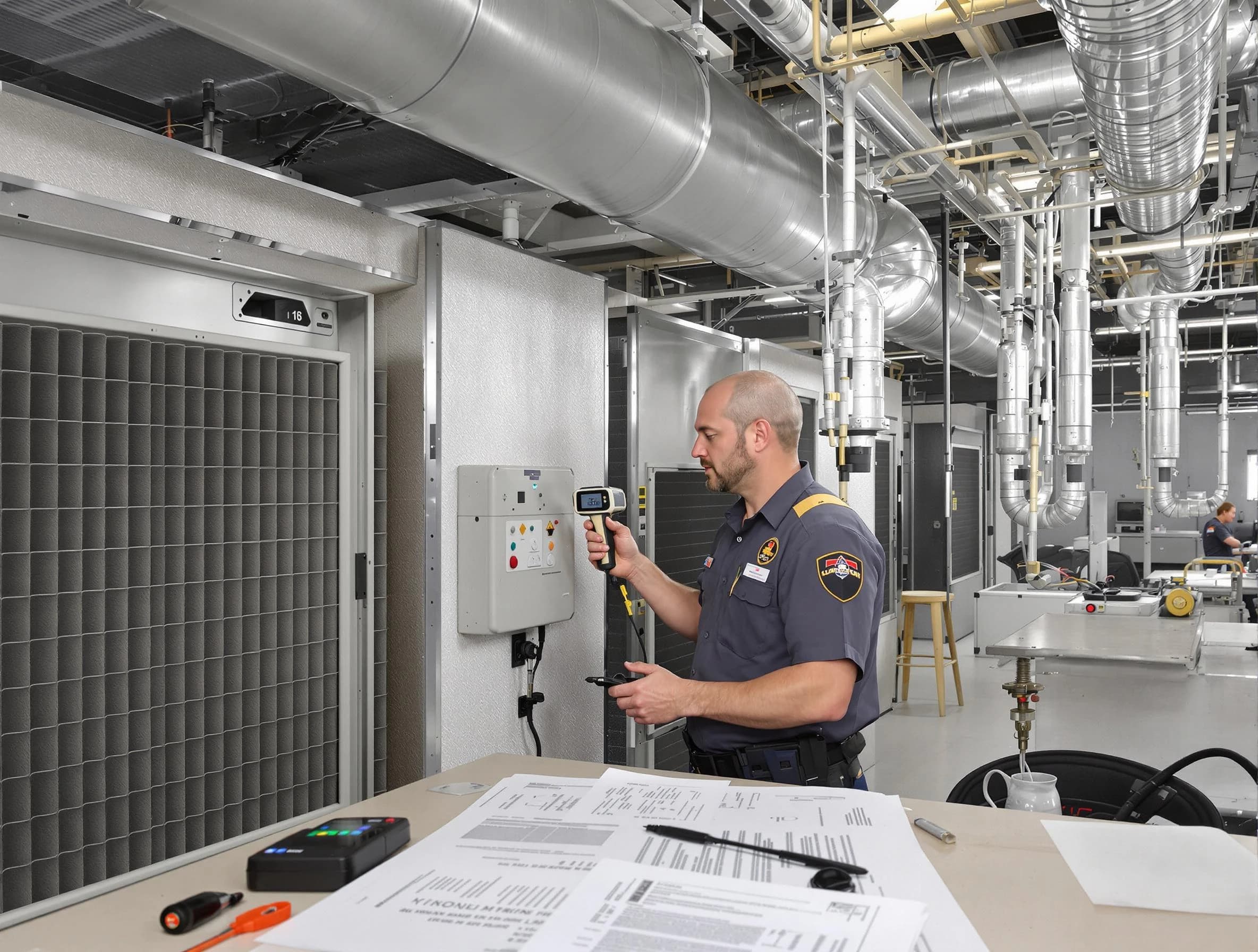 Professional filter system inspection by North Ogden Air Duct Cleaning in North Ogden