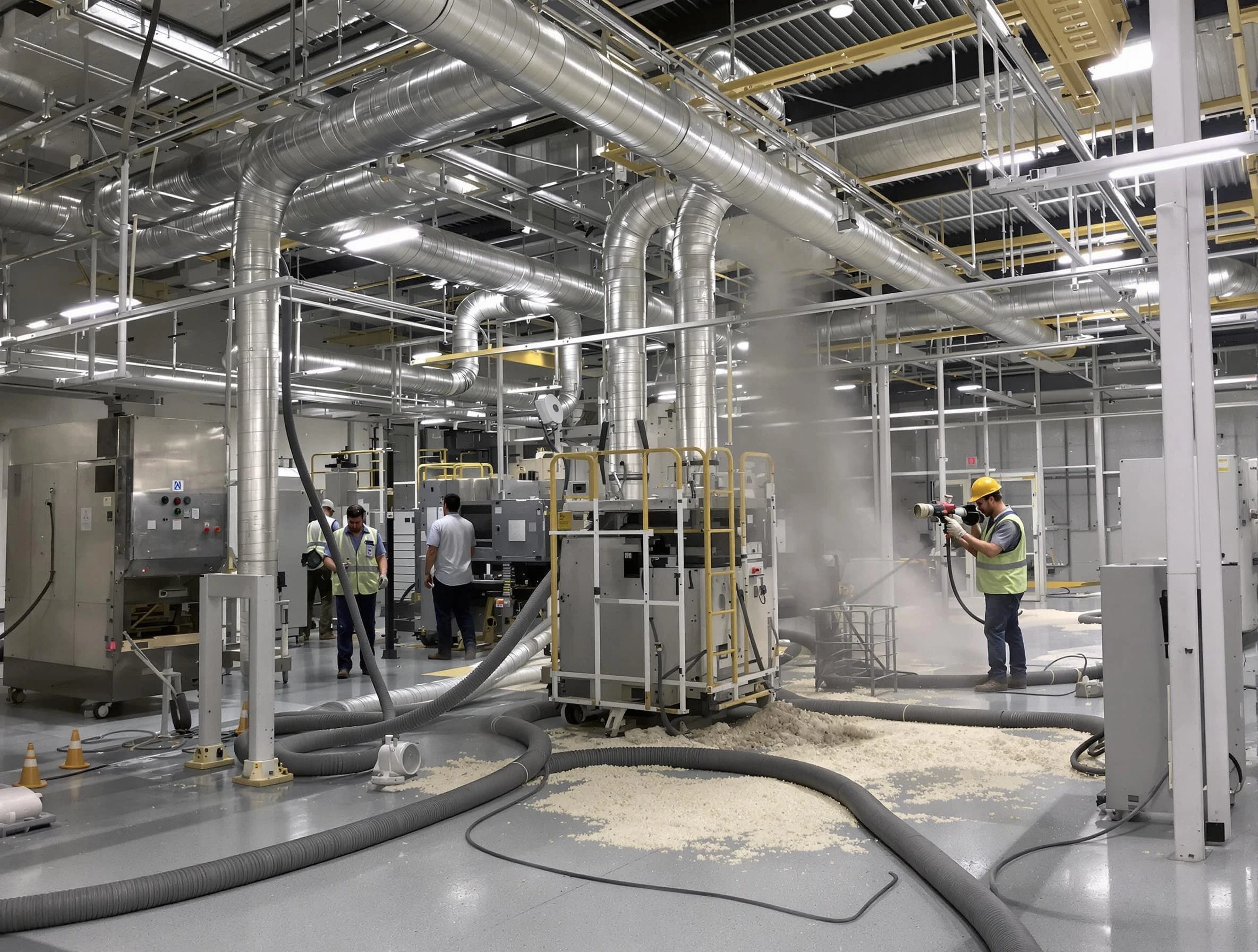 Heavy-duty industrial duct cleaning by North Ogden Air Duct Cleaning in North Ogden