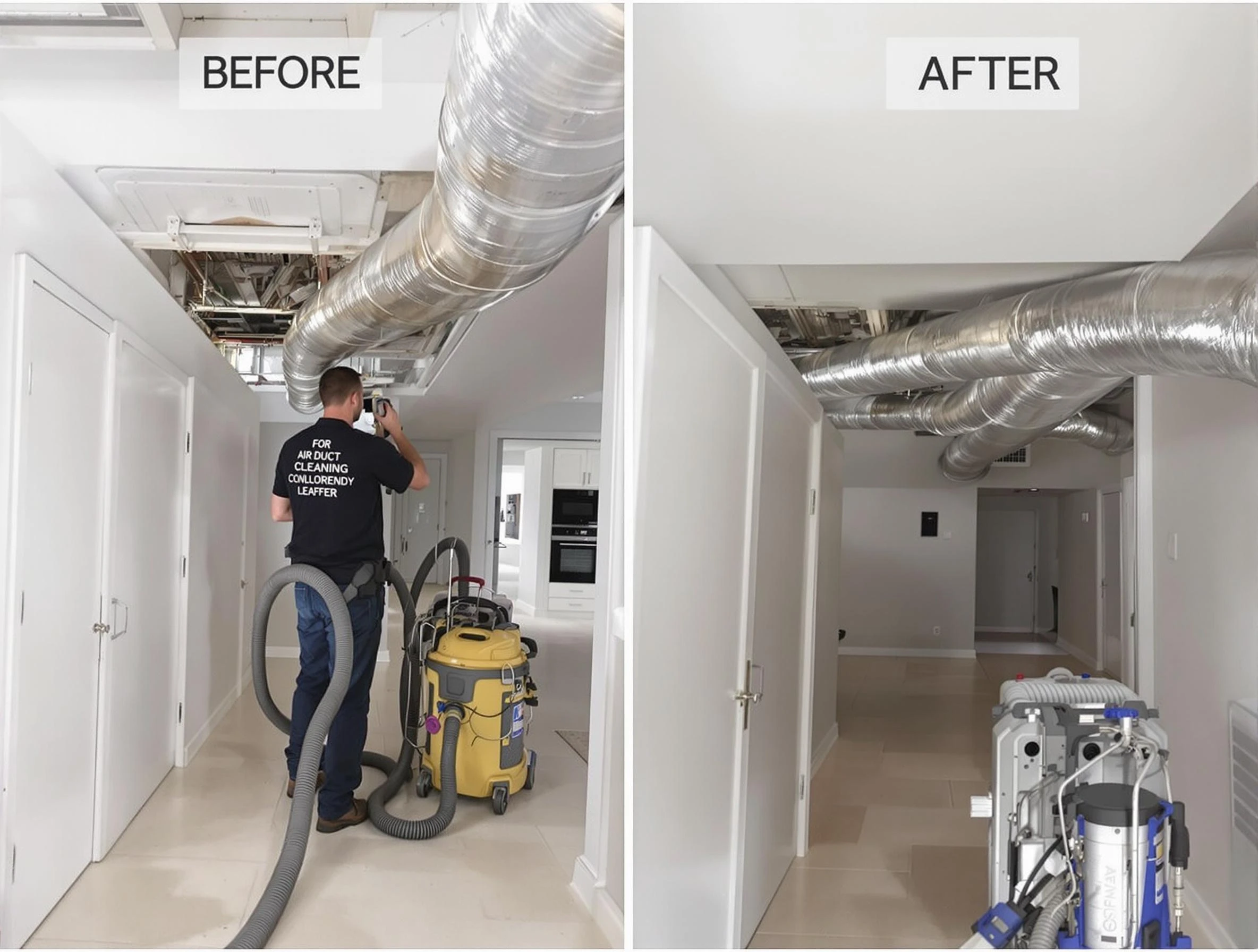 North Ogden Air Duct Cleaning professional performing thorough air duct cleaning in North Ogden