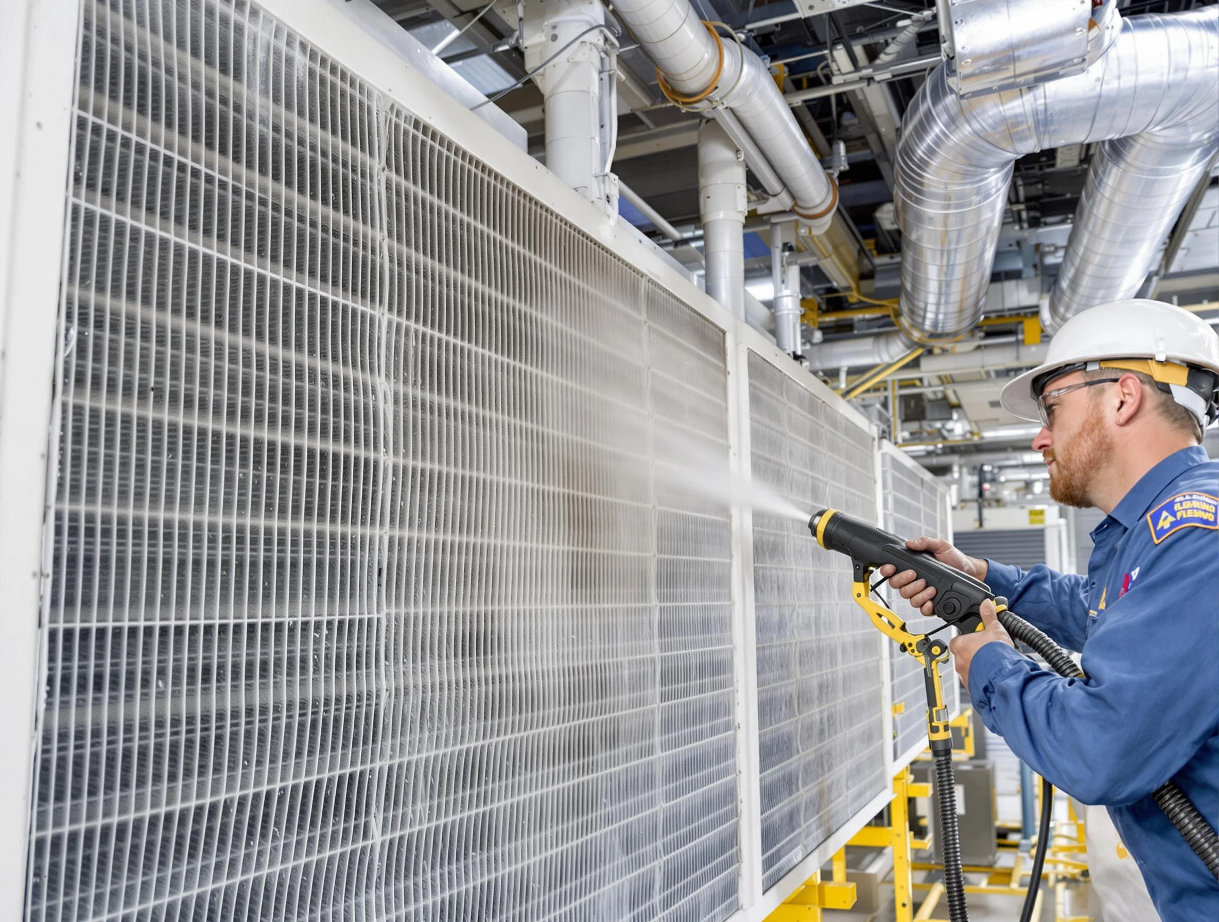 Professional commercial coil cleaning by North Ogden Air Duct Cleaning in North Ogden