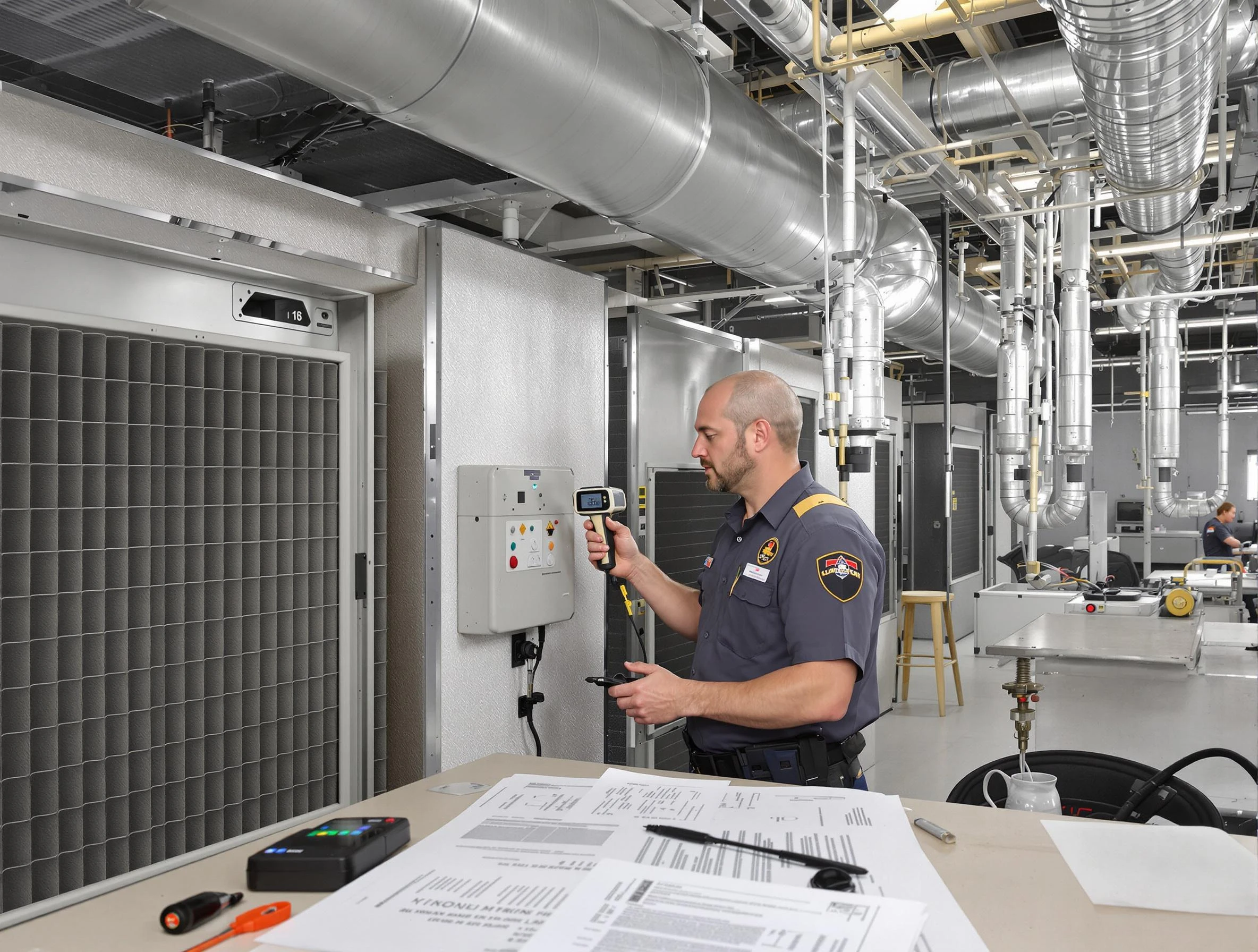 Professional filter system inspection by North Ogden Air Duct Cleaning in North Ogden